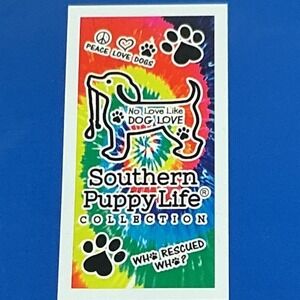 Dog Beach Towel 30x60 Southern Puppy Life Tie Dye Paw Print Pet Lover New